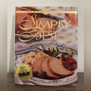 Weight Watchers Simply the Best Cookbook - Gold and Pink